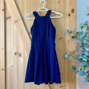 Navy blue mini dress size xs